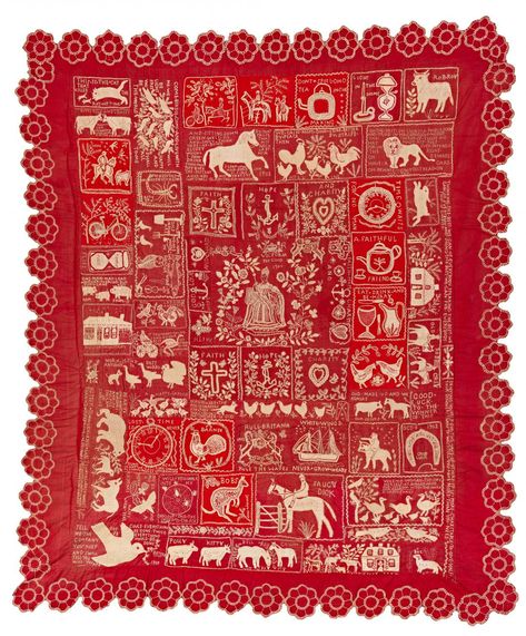 Historical Quilts, Russia Aesthetic, Bed Threads, Two Color Quilts, Red And White Quilts, Sampler Quilts, Old Quilts, Sampler Quilt, Antique Quilt