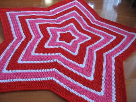 Crochet Star Blanket, Star Baby Blanket, Crochet Star, Crocheted Blanket, Star Blanket, Crochet Blanket Afghan, Crochet Stars, Afghan Patterns, Crochet Afghans