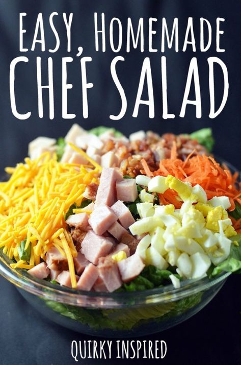 Perfect Salad Recipe, Chef Salad Recipes, Chef Salad, Recipe Salad, Outfit 2020, Dinner Chicken, Salad Recipes For Dinner, Hearty Dinner, A Chef