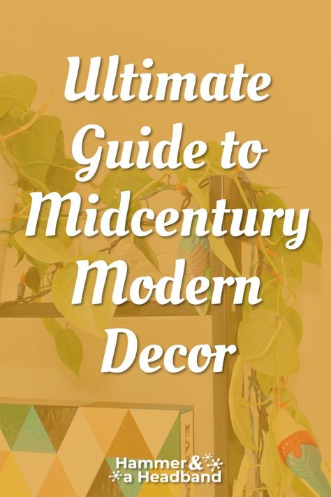 Midcentury Modern Style Interior Design, Elements Of Mid Century Modern, What Is Mid Century Modern Style, How To Decorate Mid Century Modern, Mcm Fireplace Decor, Mcm Atomic Decor, Mid Mod Decor, Atomic Decor Mid Century, Mid Century Modern Picture Frames