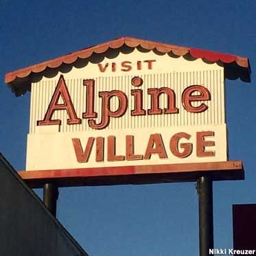 Alpine Village Torrance, California Alpine Village is where you'll find German-themed restaurants, butcher shops, and a wedding chapel. Rv Redo, Torrance California, Redondo Beach California, Themed Restaurant, American Dance, La Eats, Ca History, Vintage History, Los Angeles Beaches