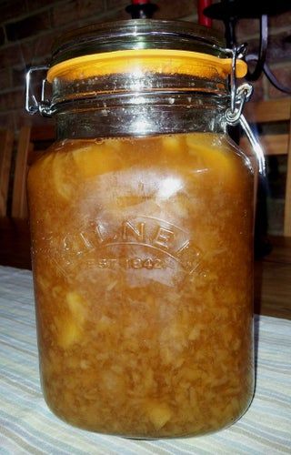 Apple Brandy : 3 Steps - Instructables Apple Brandy Cake Recipe, Apple Liqueur Recipes, Homemade Brandy Recipes, Apple Brandy Recipe, Recipes For Apples, How To Make Apple Pie Moonshine, Brandy Soaked Fruit, Fermented Apple Brandy, Appalachian Food