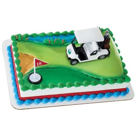 Heading for Green Golf Cake Toppers, Golf Themed Cakes, Golf Birthday Cakes, Golf Cake, Cake Decorating Set, Golf Decor, Party Topper, Cake Kit, Green Cake