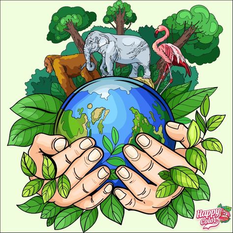 Earth Art Drawing, Save Earth Drawing, Earth Day Drawing, Art Competition Ideas, Drawing Themes, Earth Day Posters, Earth Drawings, Environment Painting, Drawing Competition