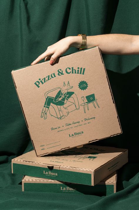 Pizza To Go Packaging, Cool Pizza Box Design, Pizza Branding Ideas, Pizza Box Branding, Pizza Box Packaging Design, Pizza Boxes Design, Pizza Package Design, Pizza Restaurant Branding, Pizza Packaging Ideas