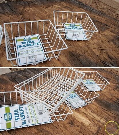 Wire baskets are going to be your new best friend after you see these ideas! #DIY #WireBasket #Repurpose Dollar Tree Baskets, Dollar Tree Diy Organization, Basket Makeover, Diy Organizer, Kitchen Organization Diy, New Kitchen Cabinets, Diy Basket, Wire Basket, Diy Kitchen Cabinets