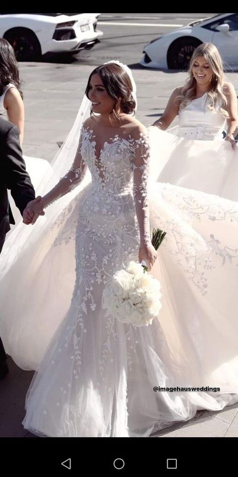 Cathedral Dress Bridal Gowns, Wedding Dresses Pure White, Wedding Dresses For Church, Winter Wedding Bride Dress, Vintage Beach Wedding Dress, Wedding Dress Latina, Elegant Long Sleeve Wedding Dress Classy, Sweetheart Wedding Dress With Sleeves, Hispanic Wedding Dress