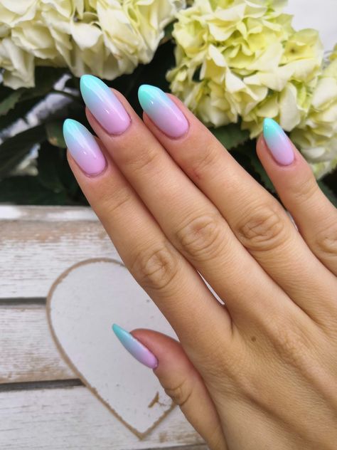 Ombre nails, purple-blue ombre nails, summer nails, purple-blue nails Nail Inspo Blue And Purple, Ombre Nails Purple And Pink, Faded Nails Acrylic, 2 Colour Ombre Nails, Purple Teal Ombre Nails, Pink Blue Nails Ombre, Pink And Lavender Ombre Nails, Pink And Purple Gradient Nails, Pink Blue Ombré Nails