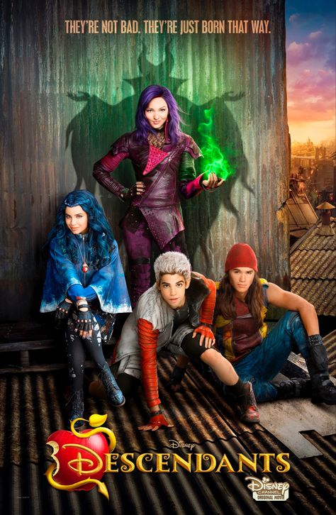 Disney Channel Original Movies, Descendants 2015, Disney Descendants Party, Disney Original Movies, यूट्यूब लोगो, Disney Descendants Movie, Descendants Party, Disney Channel Movies, Childhood Movies