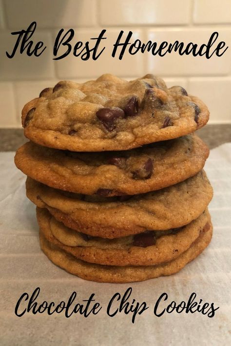 Buzzfeed Chocolate Chip Cookies, Chocolate Chip Cookies With One Stick Of Butter, How To Make The Best Choc Chip Cookies, The Perfect Chocolate Chip Cookie Recipe, Cookies With 1 Stick Of Butter, Cho Late Chip Cookies, How To Make Home Made Cookies, The Best Soft Chocolate Chip Cookies, Easy Fast Chocolate Chip Cookies