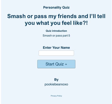 Smash or pass part 5! Check out other quizzes on my Pinterest- @teesshhh How To Pass Out, How Does Pinterest See Me, Passing Out, U Quizzes, Smash Or Pass Quiz, Smash Or Pass Guys, Pinterest Quiz, Pinterest Quizzes, What Are You Quiz