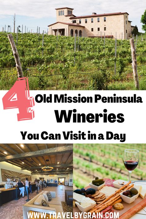 Visit Four Old Mission Peninsula Wineries in a Day - Travel by Grain Traverse City, Northern Michigan, Blue Water, Beautiful Blue, How Many, Michigan, Grain, Wonder, Canning