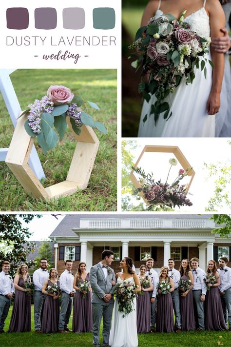 Dusty Lavender, Mauve, Dusty Purple, Plum, Wedding Flowers, Lang Floral Designs, Chattanooga (Jessalynn Rae, Photographer) Dusty Purple And Green Wedding, Neutral Purple Wedding Colors, Plum Eucalyptus Wedding, Eggplant And Green Wedding, Dusty Purple Fall Wedding, Plum Purple And Sage Green Wedding, Wedding Plum Color Schemes, Plum And Eucalyptus Wedding, Lavender Sage Black Wedding