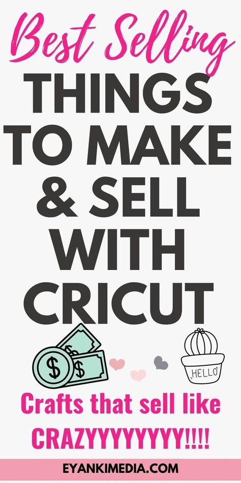 How To Start A Cricut Business From Home, Items To Make And Sell With Cricut, Things To Do With Cricut Maker, Craft Ideas With Cricut, Ways To Make Money With Cricut, Starting A Business With Cricut, Cricut Best Sellers, Cricut Ideas To Sell Projects, How To Start A Cricut Business