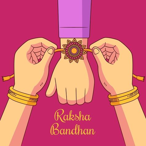 Hand drawn raksha bandhan | Free Vector #Freepik #freevector #background #hand #hand-drawn #celebration Rasha Bandhan Drawing, Krishna Draupadi Raksha Bandhan, Rakhshanda Photo, Raksha Bandhan Aesthetic Photo, Raksha Bandana Image, Rakha Bandhan Photo, Raksha Bandhan Bulletin Board Ideas, Raksha Bandhan Drawing Images, Raksha Bandhan Painting