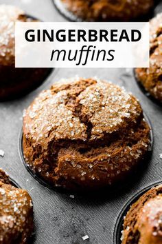 Dinner Recipes Ideas, Gingerbread Muffins, Snacks And Desserts, Homemade Muffins, Gingerbread Recipe, Lemon Glaze, Muffin Tin, Christmas Parties, Food Cakes