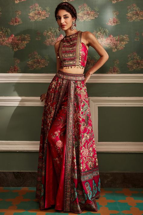 Festive Offers | Big Luxury Sales | Designer Wear Sale, Festive Season Sale At Pernia's Pop-Up Shop 2023 Palazzo Skirt, Mehendi Outfit, Royal Indian, Indian Dresses Traditional, Traditional Indian Outfits, Palazzo Set, Wrap Around Skirt, Indian Dress, Indian Designer Outfits