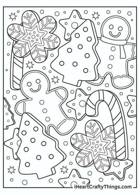 Gingerbread Coloring Pages, Gingerbread Man Coloring Page, Christmas Colouring Pages, Free Christmas Coloring Pages, Christmas Coloring Sheets, Printable Christmas Coloring Pages, Christmas Worksheets, Coloring Pages For Adults, Preschool Christmas