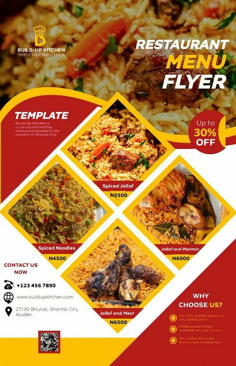 Food Layout Design Poster, Flyer Design Restaurant, Flyer Graphic Design Inspiration, Food Flyer Design Layout, Food Menu Design Ideas Layout, Flyer Food Design, Flyers Design Layout, Food Poster Design Layout, Food Flyer Design Ideas