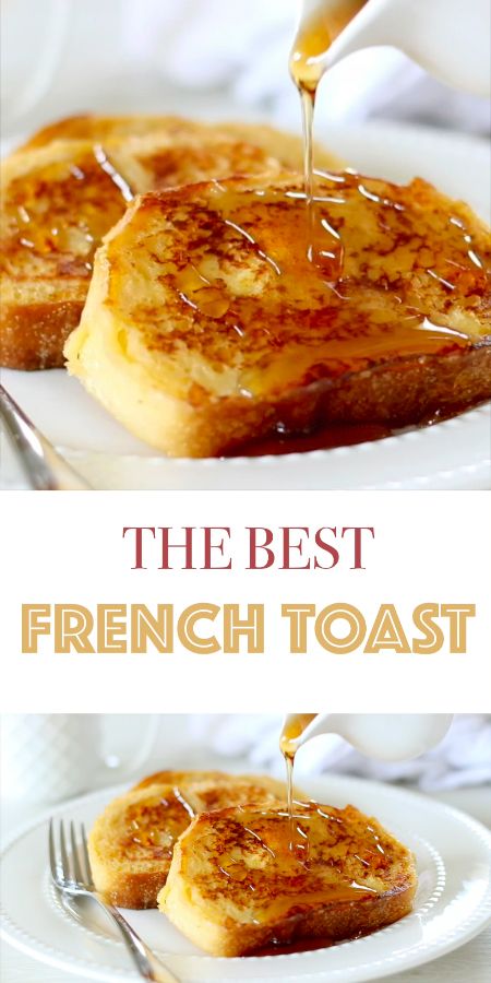 French Toast Recipe Bagette Bread Recipes, Broche French Toast, French Toast Italian Bread, French Bread French Toast Recipe, Recipes Using Baguettes, French Toast With Sandwich Bread, French Toast Regular Bread, French Toast With Italian Bread, Italian Bread French Toast