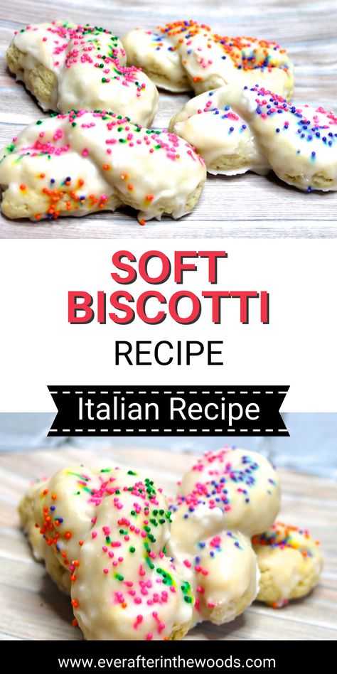 Soft Italian Biscotti Recipe Italian Pastries Traditional, Italian Brownies, Lunch Brownies, Italian Cookie Recipes Traditional, Biscotti Recipe Italian, Soft Biscotti Recipe, Italian Biscotti Recipe, Anisette Cookies, Italian Easter Cookies