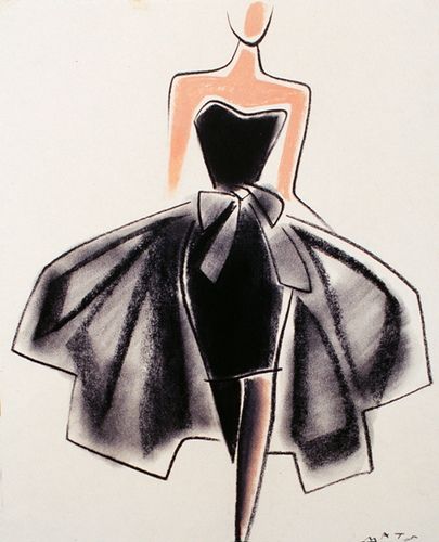 Fashion Illustration by Mats Gustafson (Swedish, 1951) by FIT Library Department of Special Collections, via Flickr Fashion Illustration Chanel, Mats Gustafson, Frida Art, Victoria Secret Models, 수채화 그림, Fashion Figures, Vintage Mode, Fashion Art Illustration, Teacher Quotes