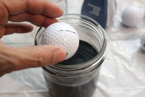 3 Creative Ways to Personalize Golf Balls for Your Favorite Links Lover | eHow Golf Birthday Gifts, Golf Ball Gift, Golf Ball Crafts, Golf Diy, Golf Driver, Golf Chipping, Golf Rules, Golf Tips For Beginners, Golf Birthday