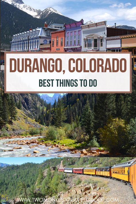 Durango Train Colorado, Durango Colorado Fall, Southern Colorado Road Trips, Durango Colorado With Kids, Things To Do In Durango Colorado, Durango Colorado Winter, Durango Colorado Summer, Colorado Vacation Ideas, Ridgeway Colorado