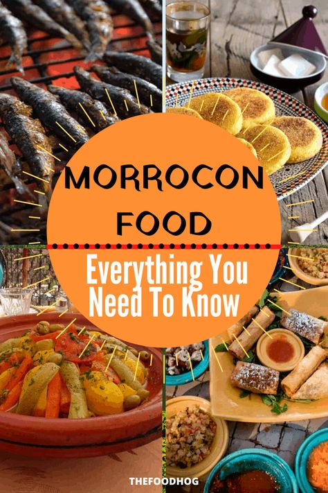 Morrocon Foods, Moroccan Foods, Moroccan Tagine Recipes, Moroccan Breakfast, Moroccan Bread, Moroccan Salad, African Foods, Travel Morocco, Moroccan Cooking