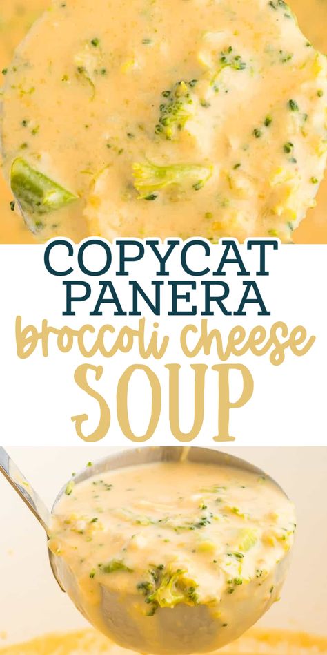 This homemade broccoli cheese soup is better than Panera! Easy Broccoli And Cheese Soup Using Frozen Broccoli, Cheese Broccoli Soup Easy, Keto Chicken Broccoli Cheese Soup, Panera Broccoli And Cheese Soup Copycat, Panera Cheese Broccoli Soup, Broccoli Cheddar Soup With Cream Cheese, Copycat Panama Broccoli And Cheese Soup, Olive Garden Broccoli Cheese Soup, Bro I’ll Cheddar Soup