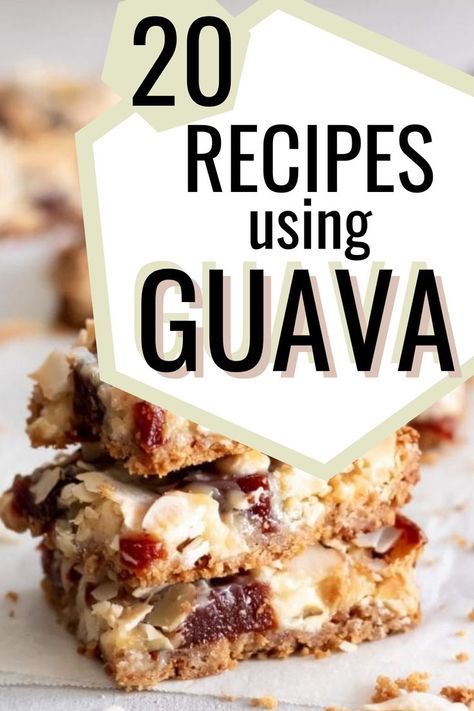 Recipes With Guava Fruit, Guava Desserts, Guava Nectar, Guava Pastry, Guava And Cream Cheese, Guava Cake, Guava Recipes, Guava Paste, Food Savory