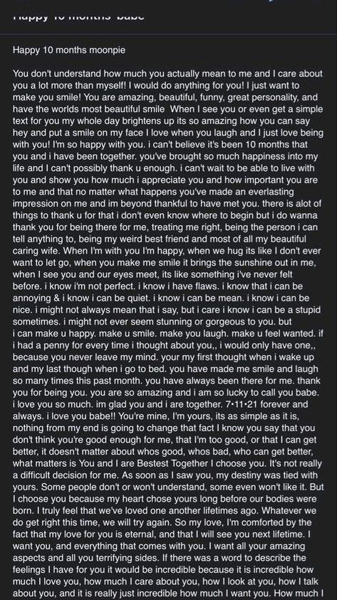 Happy 10 Months Anniversary Boyfriend, 10 Month Anniversary Paragraph For Him, Anniversary Paragraphs For Girlfriend, Happy 10 Months Anniversary, Long Message For Girlfriend, Long Love Paragraphs, Paragraphs For Your Boyfriend, Paragraph For Boyfriend, Cute Paragraphs For Him