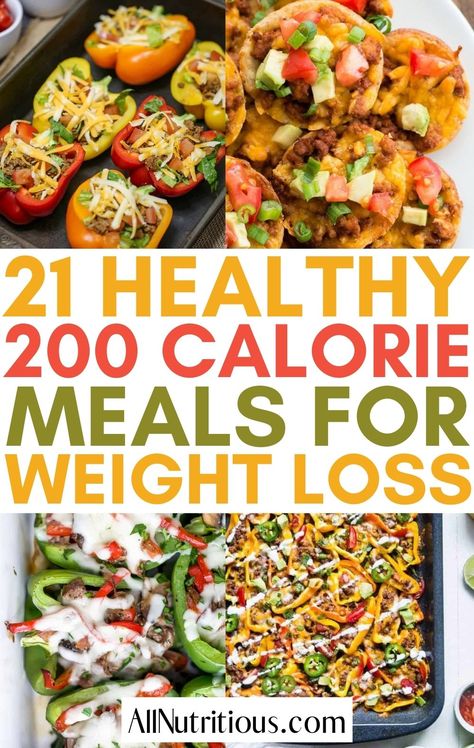 Staying in a caloric deficit to help you lose weight can be much easier when you make these flavorful 200 calorie meals. You can easily prepare these tasty low calorie recipes ahead of time for a healthy low calorie meal prep lunch or dinner! #LowCalorie #MealPrep Low Calorie Dinners, Healthy Low Calorie Dinner, 200 Calorie, 200 Calorie Meals, Healthy Low Calorie Meals, Calorie Meals, Easy Healthy Meal Prep, Calorie Meal Plan, Health Dinner Recipes