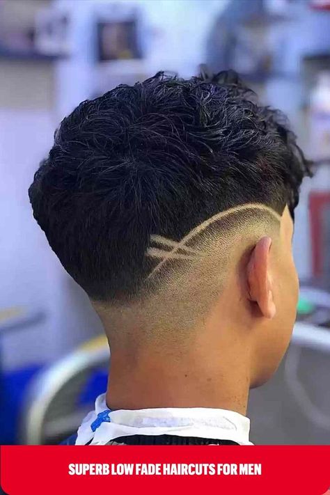 Low Skin Fade Cut with Curved Surgical Line and Shaved Lines Undercut, Hair Cut, Hairstyles, Hair Styles, Hair