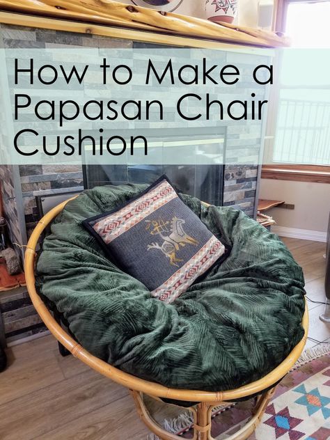 Papasan Chair Upcycle, How To Make A Papasan Chair Cushion, Round Cushion Chair, Papasan Chair Cover Diy, Papasan Chair Cushion Diy, Papasan Chair Styling, Papasan Chair Bedroom Ideas, Diy Papasan Cushion Cover, Papasan Chair Diy