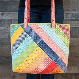 Free Quilt and DIY Pattern Downloads & Video Tutorials | Shabby Fabrics Free Quilt Patterns To Download, Scrappy Bag Patterns, Quilted Shopping Bag Patterns, Jelly Roll Tote Bag Pattern Free, Free Quilted Bag Patterns, Handmade Fabric Bags Free Pattern, Patchwork Bags Patterns Free, Quilted Bags And Totes Patterns, Shabby Fabrics Tutorials