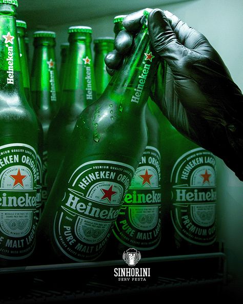 Social Media - Sinhorini Servfesta :: Behance Heineken Beer Bottle, Alcohol Pictures, Beer Wallpaper, Drink Fridge, Heineken Beer, Beer Storage, Beer Pictures, Beer Photography, Beer Photos