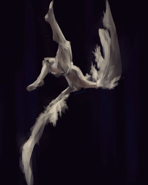 something something falling from divinity and whatnot. don't know, just another study of light. had fun with the feathers trying to post stuff thats a little more unfinished 👍 ~ ~ #art #angel #pinterest #pinterestinspired #digitalart #digitalpainting #icarus Angels Falling From Heaven, Falling Angel Reference, Divine Being Art, Icarus Falling Art, Icarus Falling Painting, Angel Saving Someone, Falling Art Reference, Angels Concept Art, How To Draw Angel