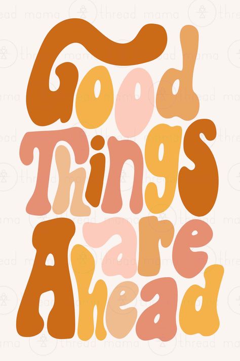 Good Things Are Ahead Collection (Printable Poster) - #instagram #instagramsoft #insta Preppy Quotes, Welcome Quotes, Handmade Quotes, Preppy Wallpaper, Theme Color, Instagram Editing, Retro Logo, Printable Poster, Cute Backgrounds