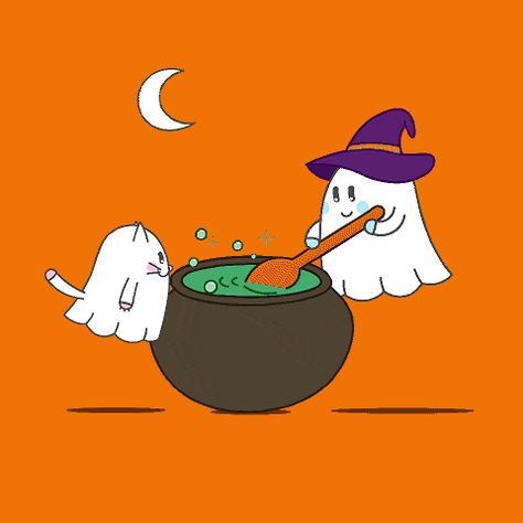 #Cat cat halloween kawaii ghost boofriendz New GIF on Giphy #Pet Cute Halloween Gif, Banner Gif Halloween, Ghost Gif Aesthetic, Spooky Gif Aesthetic, Happy Halloween Gif Cute, Ghost Gif, Cutesy Halloween, Gif Halloween, Halloween Gifs