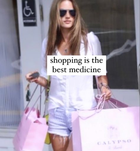 Shopping Is Therapy Quotes, Retail Therapy Aesthetic, New Me Aesthetic, Glowing Quotes, Girl Logic, Shopping Addict, Girl Blogging, Pink Girly Things, Girly Quotes