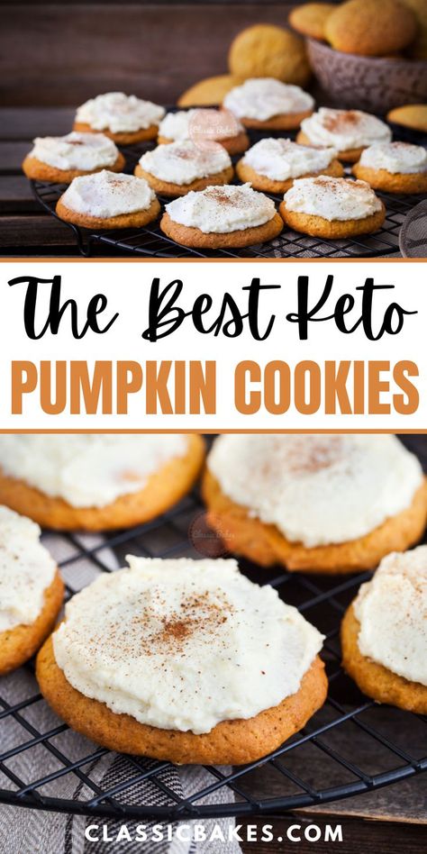 Keto Cookies Pumpkin, Keto Dessert Pumpkin Recipes, Healthy Keto Pumpkin Recipes, Quick Keto Snacks Sweet, Keto Friendly Cookies Recipes, Keto Pumpkin Snickerdoodles, Low Carb And Calorie Desserts, Easy Keto Pumpkin Cookies, Keto Pumpkin Balls