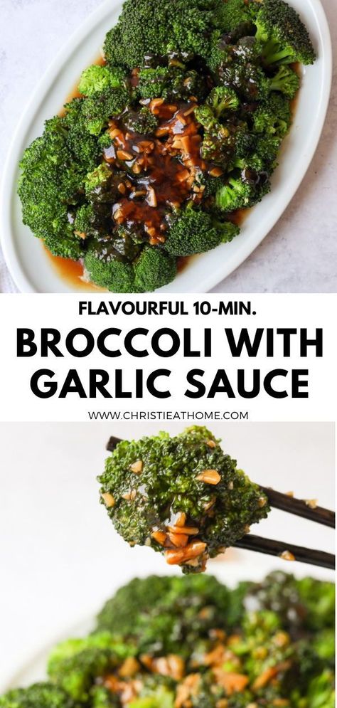 Garlic Broccoli Stir Fry, Sauce For Broccoli Easy, Broccoli Sesame, Wok Broccoli, Broccoli In Brown Sauce Chinese Food, Thai Broccoli Side Dish, Thai Broccoli, Chinese Broccoli Recipe Stir Fry, Chinese Food Broccoli