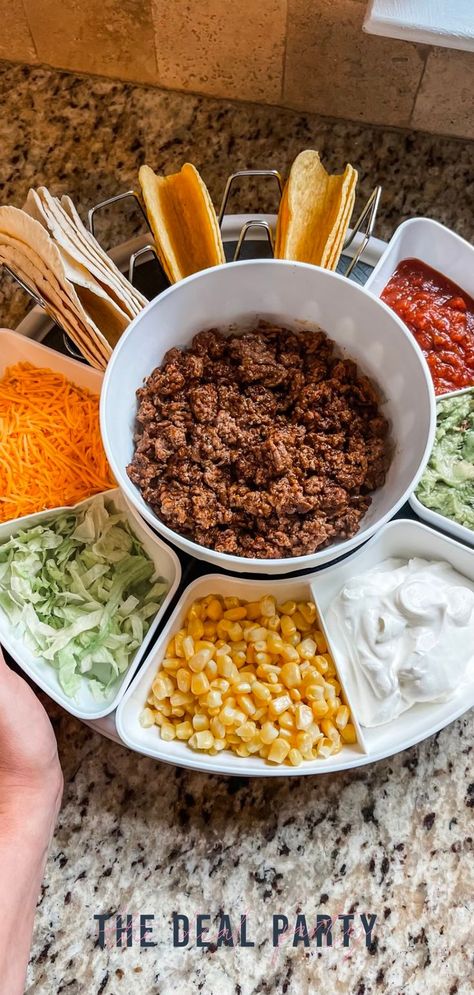 Use this snack tray idea for your next taco tuesday night! I love this easy to assemble tray from Amazon for party hosting and more. Snack Tray Ideas, Taco Tray, Party Hosting, Divider Design, Taco Night, Snack Tray, Amazon Beauty Products, Taco Tuesday, Host A Party