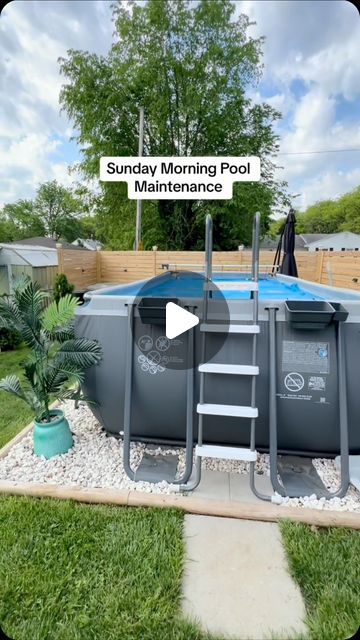 Pop Up Pool Ideas Yards, Summer Waves Pool Ideas, Temporary Pool Ideas, Small Swimming Pools Backyard, Outside Pool Area Ideas, Above Ground Pool Ideas On A Budget Diy, Intex Pool Ideas, Diy Pool House, Small Pools For Small Yards