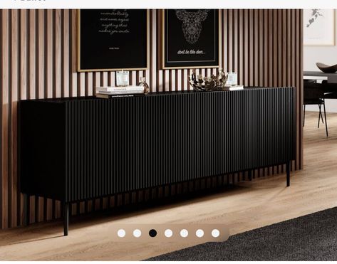 Ikea Sideboard, Sideboard Grey, Sideboards Living Room, Wide Sideboard, Black Sideboard, Modern Sideboard, Modern Dresser, Elegant Homes, Living Room Inspiration