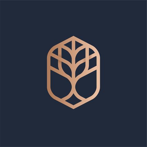 Tree Logo by Milan Gavrilovic on Dribbble Minimalist Logo Ideas, Family Tree Logo, Horse Logo Design, Lounge Logo, Church Branding, Green Branding, Family Tree Designs, Geometric Trees, Tree Logo Design