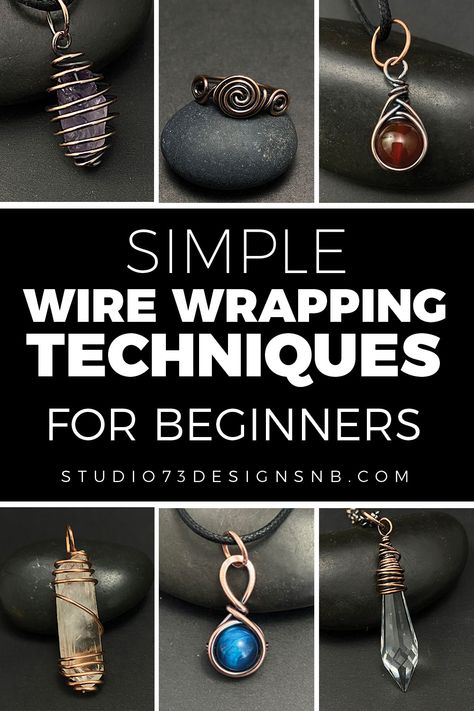 How To Make Wire Wrapped Jewelry, How To Do Wire Wrapping, Step By Step Wire Jewelry, Making Wire Jewelry For Beginners, Wire Wrapping For Beginners Simple, Easy Wire Jewelry Tutorial, Basic Wire Wrapping Techniques, Jewelry Making With Wire, Wire Wrapping Techniques Simple