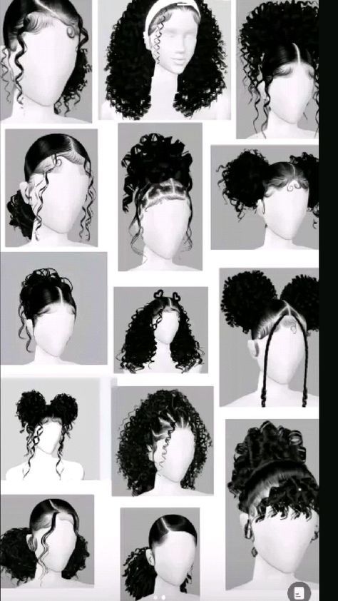 Long Hair Styles Cuts, Hairstyle Quick Weave, Hairstyles With Curled Hair, Good Haircut, Quick Curly Hairstyles, Natural Hair Bun Styles, Curly Braids, Quick Natural Hair Styles, Cute Curly Hairstyles