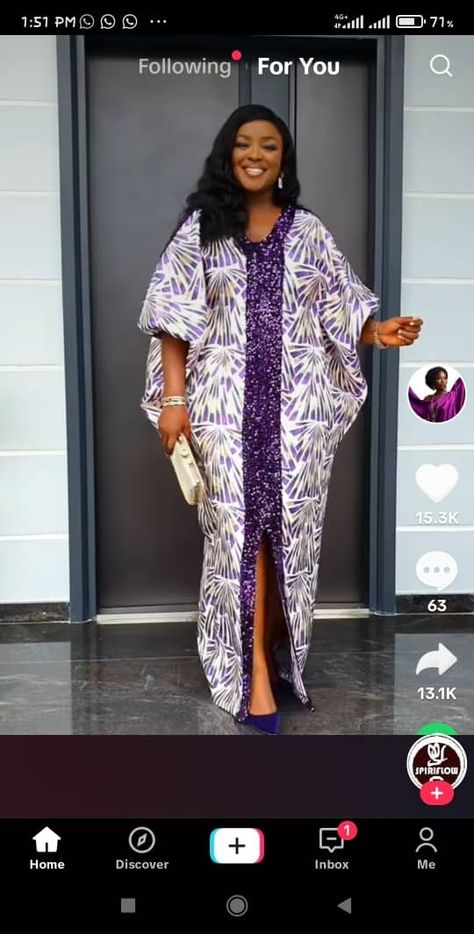 Ankara And Lace Combination Bubu Gown, Adire Boubou Styles For Ladies, Boubou Gown Styles For Women, Boubou Dresses For Women, Style For Plain Material, Nigeria Bubu Gown Styles, Vintage Bubu Gown Styles For Ladies, Bubu Style For Kampala, Ankara Long Bubu Gown Styles